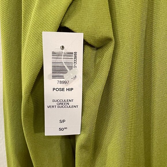 New Aritzia Pose Mesh Shirt Olive Green Small - Picture 5 of 6
